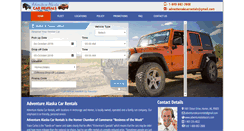 Desktop Screenshot of adventurealaskacars.com